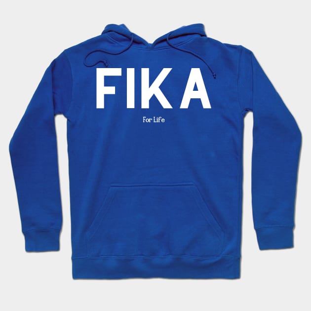 Fika for life - Swedish Coffee Lover Hoodie by TTWW Studios